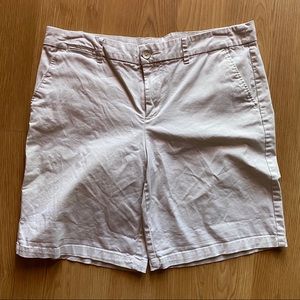 Gap Womens Shorts Khakis Sz 8 Off White Chinos